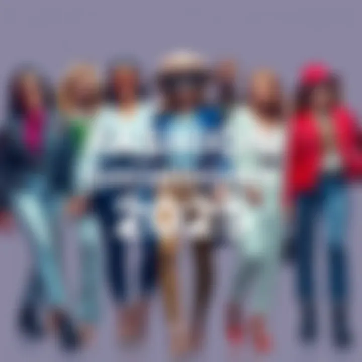 A collage of celebrities in trendy outfits showcasing the latest fashion styles of 2025