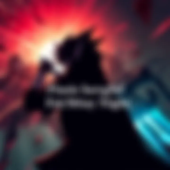 Quote from Fate/Stay Night A quote from Fate/Stay Night shown with a background of anime characters in action.