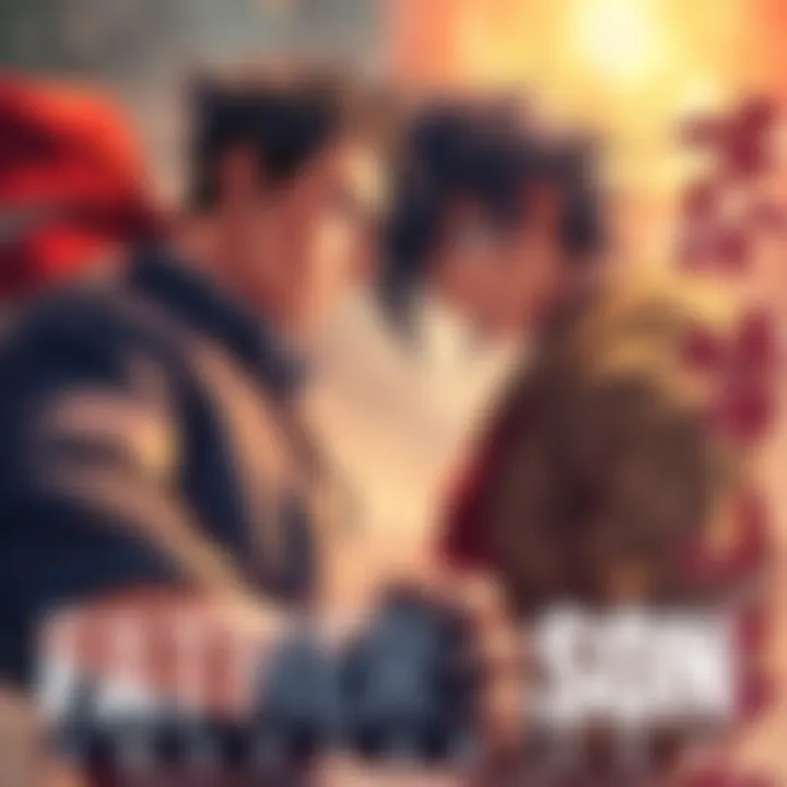 Jack and Yuujirou preparing for a fierce battle, showcasing their intense expressions and powerful stances.