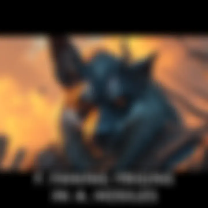 A Faunus character with animal features faces a harsh environment, symbolizing the challenges they endure in a world filled with conflict and prejudice.