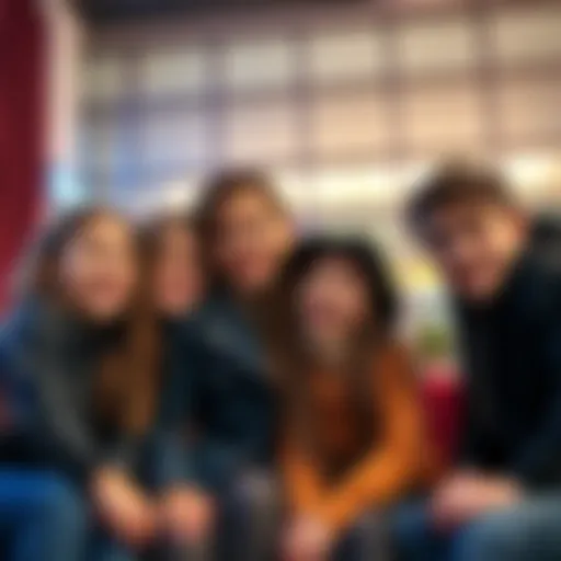 A group of KNY siblings smiling and interacting with each other, showcasing their close bond and unique personalities.