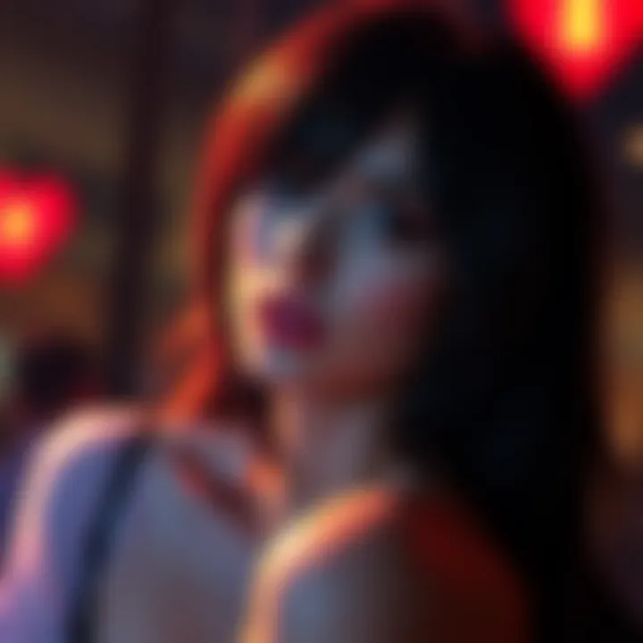 Faye Valentine showcasing her beauty and charm in a scene from Episode 5, captivating fans with her presence.