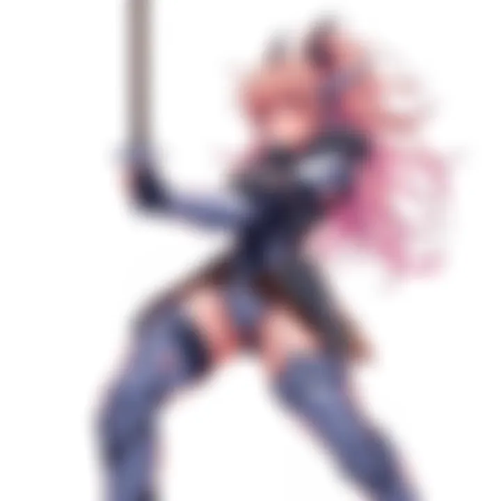 A new sketch of the fifth warrior from the Claymore manga series, showcasing her dynamic pose and intricate details.