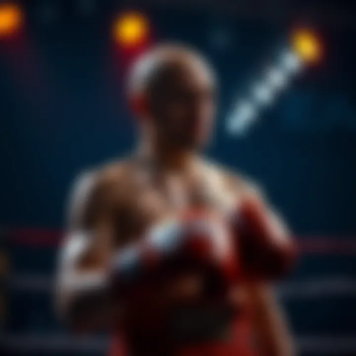 A determined fighter steps forward to challenge Mihawk, symbolizing courage and ambition in the ring.