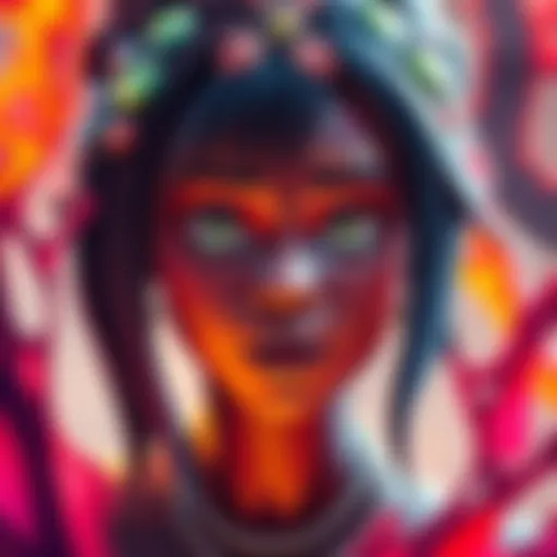 Figma Kiara Expressing Emotions Figma Kiara shares her journey of healing and creativity, showing her resilience and artistry through vibrant colors and abstract forms.