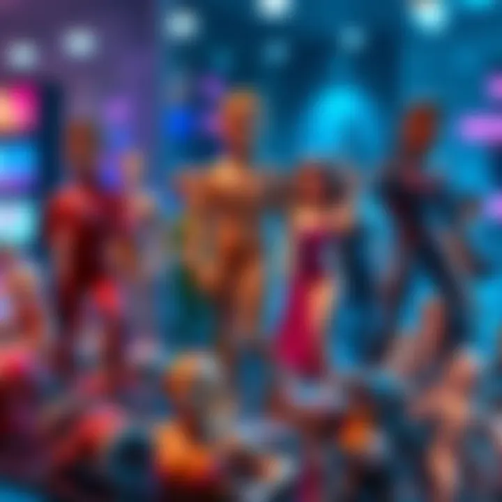 A display of various figurines in unique poses, showing signs of sagging and stability concerns.