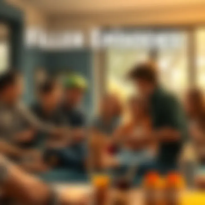 A scene showing a group of characters in a lighthearted moment, suggesting a filler episode in a TV series