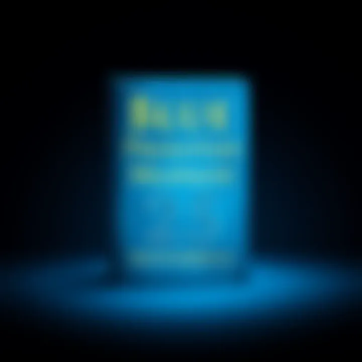 A book cover showing a deep blue background with a stylized title 'Blue Proustian Moment' and the date 'November 8' featured prominently.
