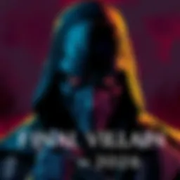 An artist's depiction of the final villain contender for 2026, showcasing a dark figure with a menacing expression and a mysterious aura.