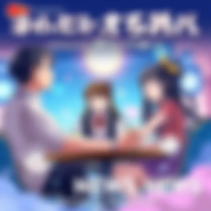 Discussion scene featuring characters from Chitose-kun wa Ramune Bin no Naka