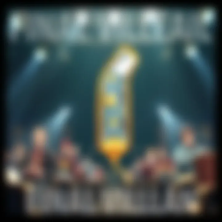 A used condom representing the final villain in a Sanji upscale, with dramatic lighting and a surprised audience in the background.