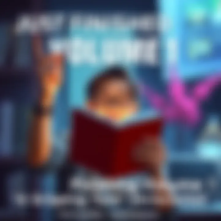 Person holding a book with excitement after finishing Volume 1, showing a bright expression