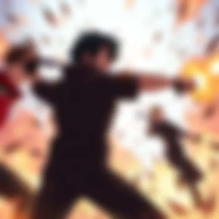 Fire Force Season 3 Episode 21 Scene from Fire Force Season 3 Episode 21 featuring action-packed moments with main characters in a fiery battle.