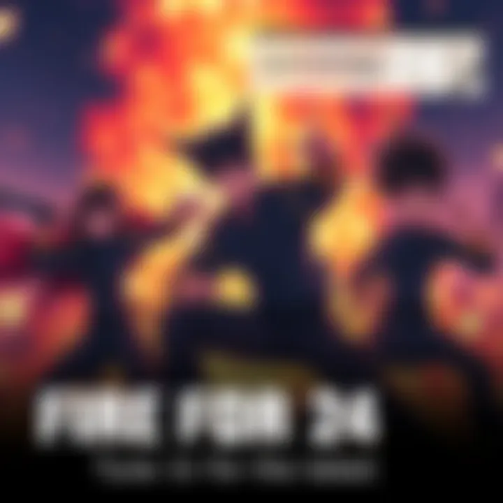 Fire Force characters in action, showcasing their powers and teamwork in a fiery scene