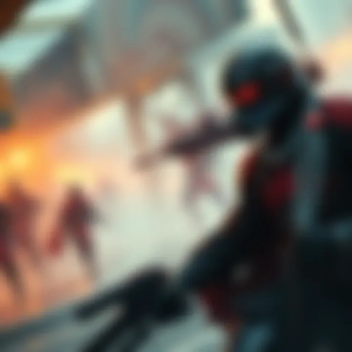 A scene showing floating soldiers with a mysterious aura, hinting at Kenjaku's involvement instead of Ganesha.