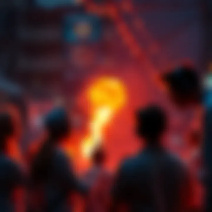 People engaging in heated discussions on forums about an unidentified source.