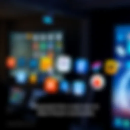 A graphic showing various icon designs for a forum community, inviting members to vote on their favorite.