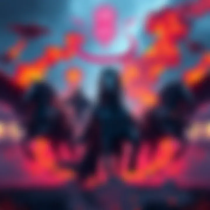 Illustration of the Four Horsemen representing chaos in modern society