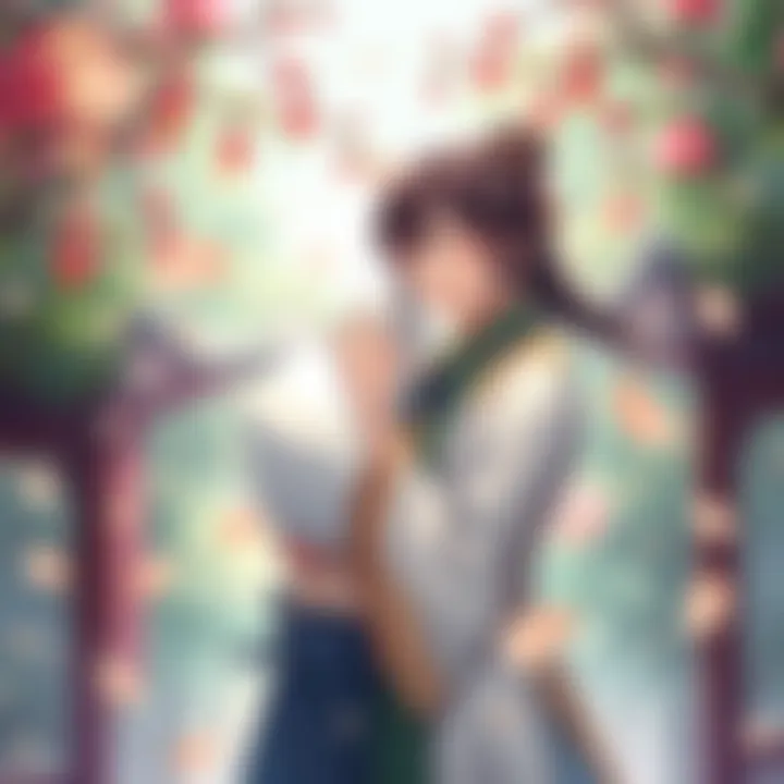 Two main characters joyfully embracing during their long-awaited reunion in Chapter 190 of The Fragrant Flower.