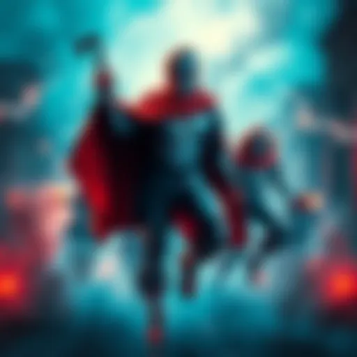 A depiction of France's Neo-Thunderbolts showcasing resilience and innovation in challenging times.
