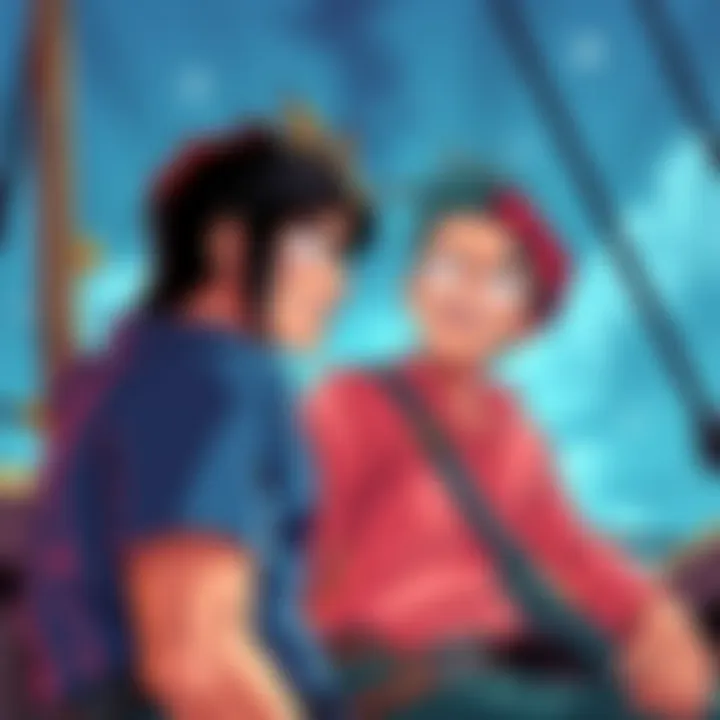 Franky and Cola share a moment in a manga panel, highlighting their interactions and the theme of character deaths.