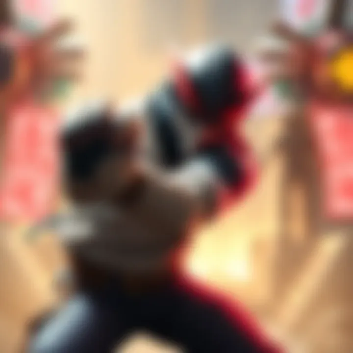 Franky showcasing his enhanced combat skills and speed in a dynamic fighting stance, ready for battle against opponents.