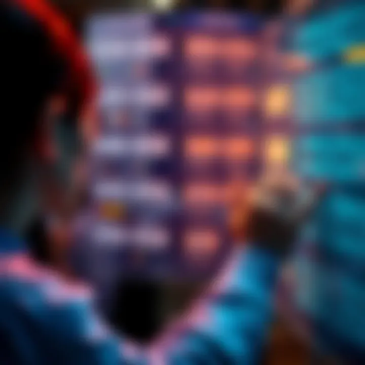 Fresh Look at Evaluation A person analyzing different categories on a board with new labels