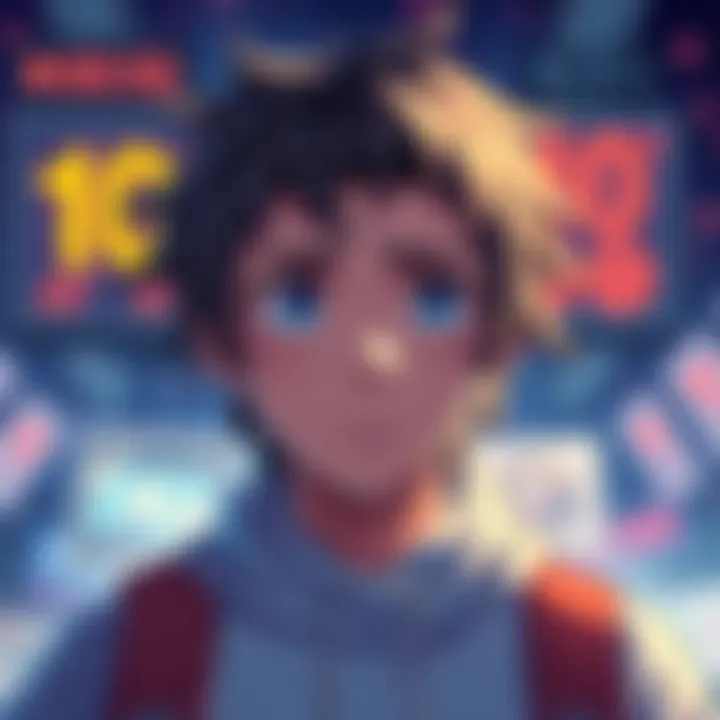 Friend lead with high score A character with a high score displayed, but showing no equipment or hidden abilities, looking puzzled