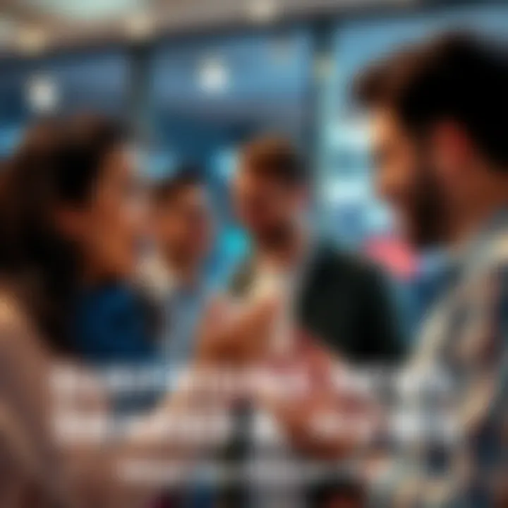 Friend sharing surprising news A friend excitedly tells another person unexpected news