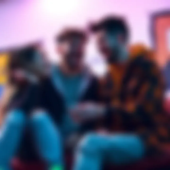 Friends Laughing Together Two friends sharing a light moment while discussing anger management.