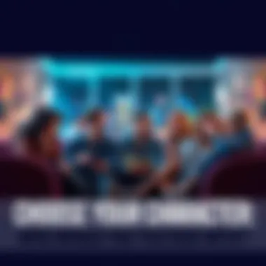People discussing fictional characters A group of friends sitting together, animatedly sharing their thoughts about fictional characters they'd want to be stuck with for an hour.
