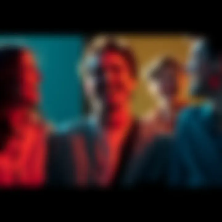 A group of friends laughing together, one playfully saying 'I'm dum dum dummies' in a lighthearted moment