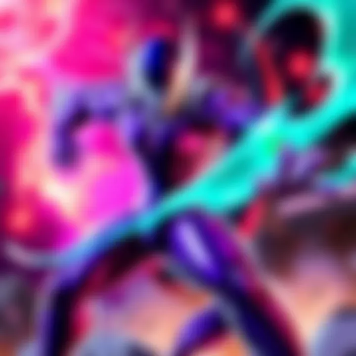 Frieza, a popular character from the game, showing his powerful stance during a fight