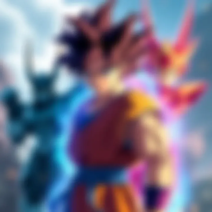 Frontier Goku character with vibrant colors and dynamic pose, ready for release with Alt Arts and Godku EZA in the background.