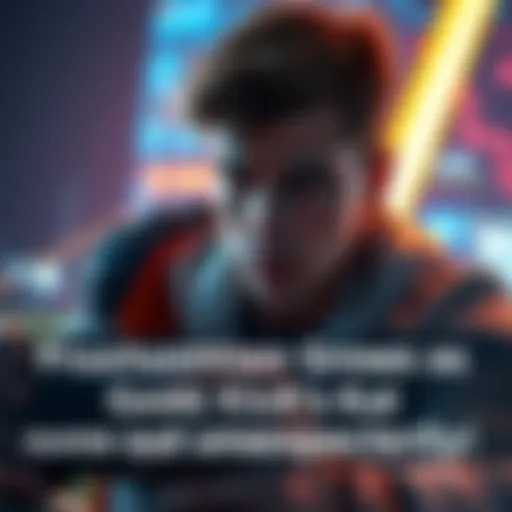 A gamer showing frustration while looking at the screen with a game error message, symbolizing unexpected disconnections.