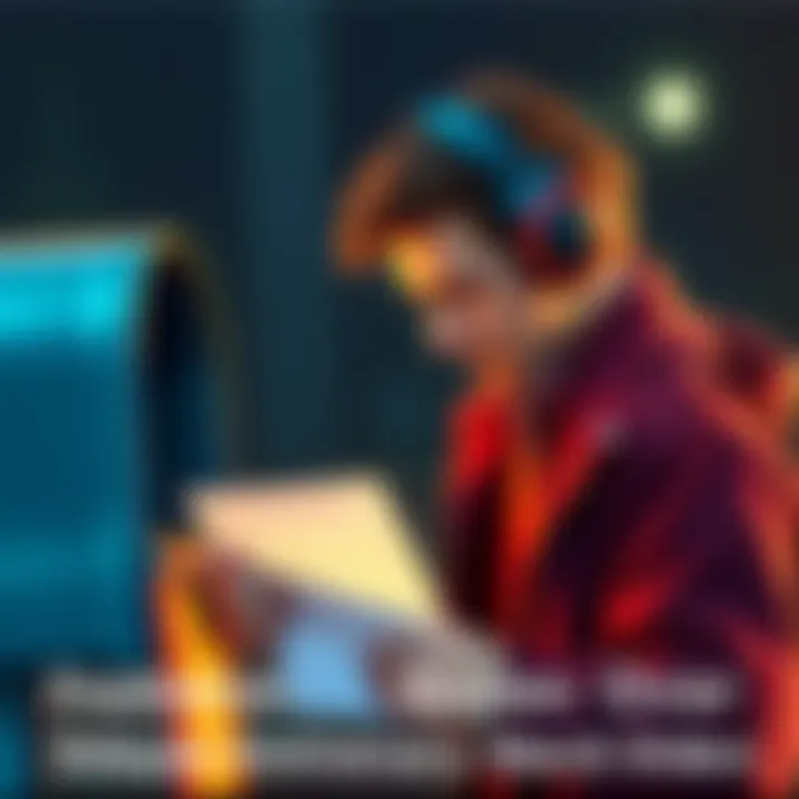 A frustrated person holding a receipt and looking at their empty mailbox, waiting for their anniversary merchandise order.