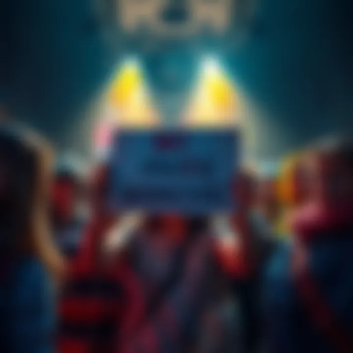 A group of fans expressing annoyance over amnesia storylines in popular series, with one holding a sign that says 'No More Amnesia!'