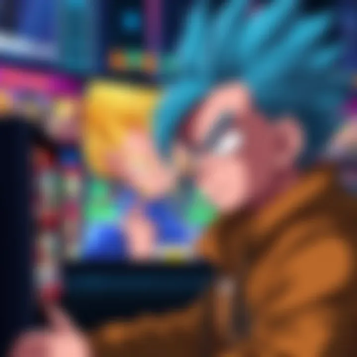 A disappointed gamer stares at a screen after a bad summon in Dokkan Battle. They hoped for Drip Vegeta but received other characters instead.