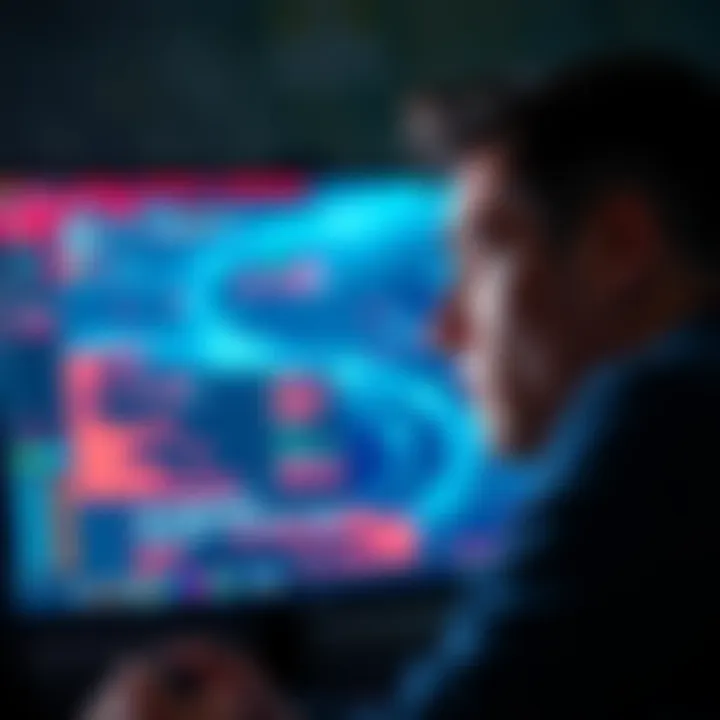 A gamer looks upset while staring at a glitchy video game screen, highlighting technical issues in gaming.