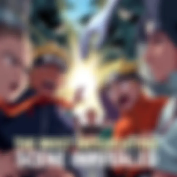 Group of Naruto fans expressing frustration over an iconic scene, showing strong emotions and reactions