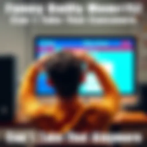 A student looks disappointed while staring at a computer screen showing a full class signup. They hold their head in their hands, expressing frustration over missed opportunities.