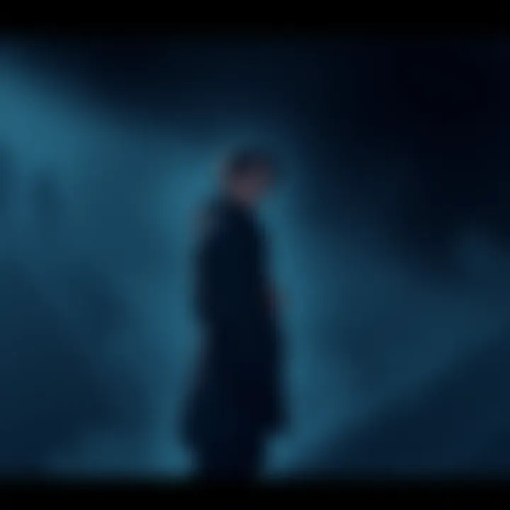 Tristan stands with a disappointed expression, surrounded by shadows symbolizing missed opportunities, reflecting on his stagnant character growth.