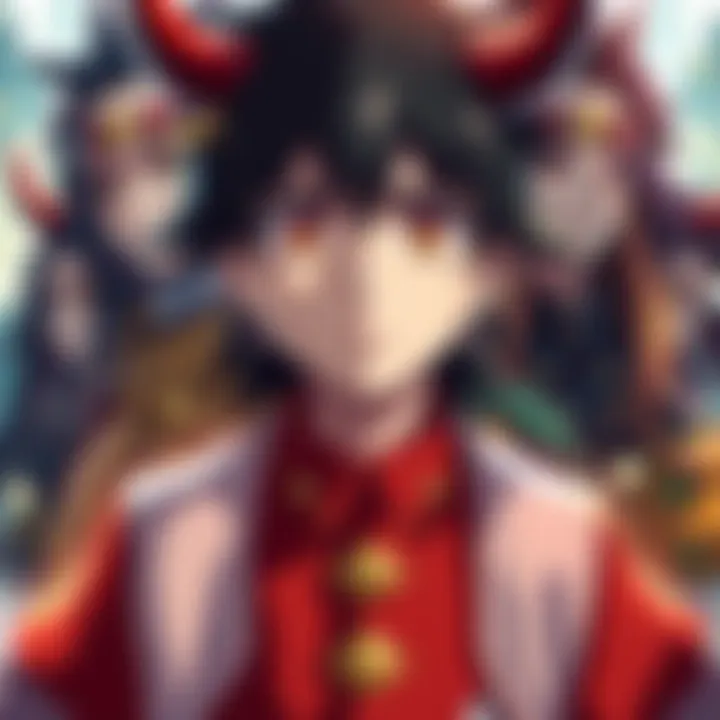 A group of Fubuki characters with one character standing out, hinting at being a mimic, showcasing distinctive traits