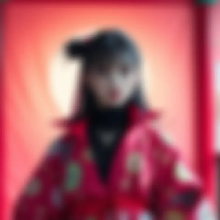 Fumiko in a vibrant outfit showcasing her unique style and identity