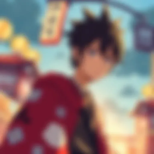 Fumimaro Ayanokoji standing with a disappointed expression, showcasing his unique character design, set in a vibrant scene