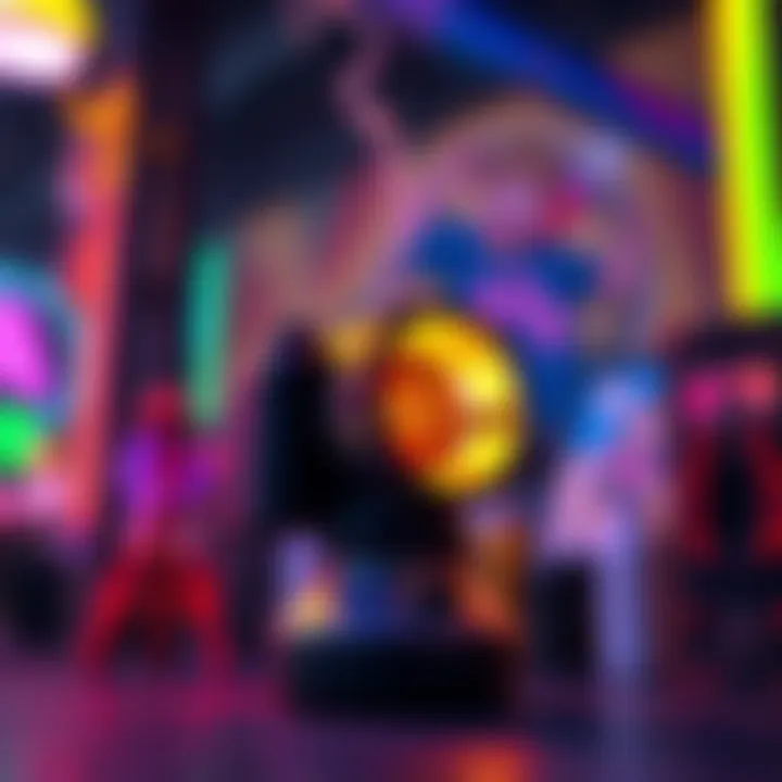 A vibrant fumo accessory displayed prominently with colorful background, highlighting its importance to enthusiasts.