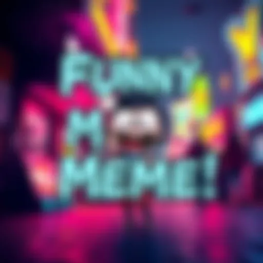 A humorous meme featuring relatable funny text and a cartoon character reacting