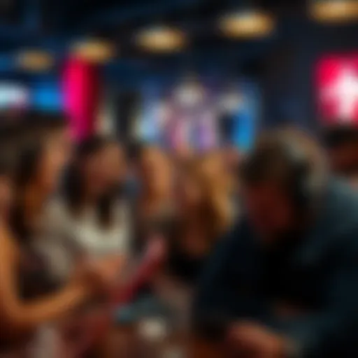 A group of people laughing and sharing wrong answers in a fun setting