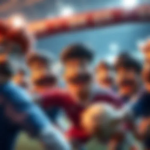 A humorous Blue Lock meme featuring characters in a funny soccer situation, showcasing their expressions and comedic moments.