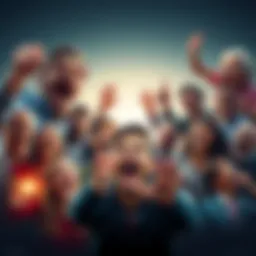 A collage of various funny moments that made people laugh in 2025